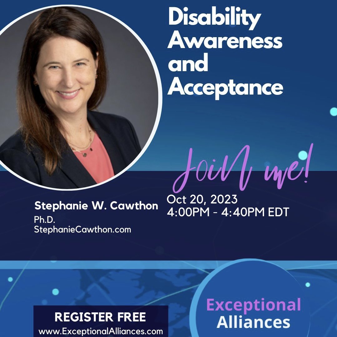 Cawthon Joins Top Leaders at Virtual Disability Awareness Conference