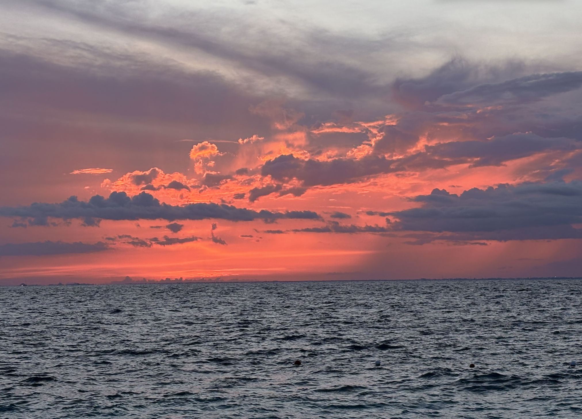 A Deep Orange Sunset